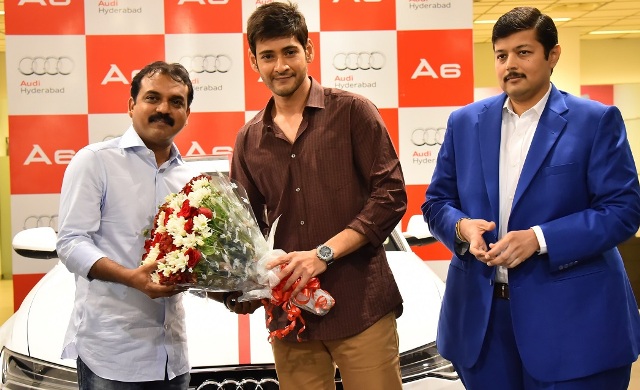 mahesh babu presents audi a6 matrix to koratala niharonline